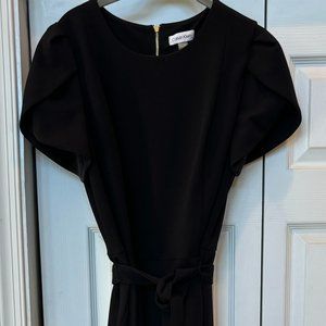 Calvin Klein Tulip Sleeve Pantsuit - Black size 12, Excellent condition